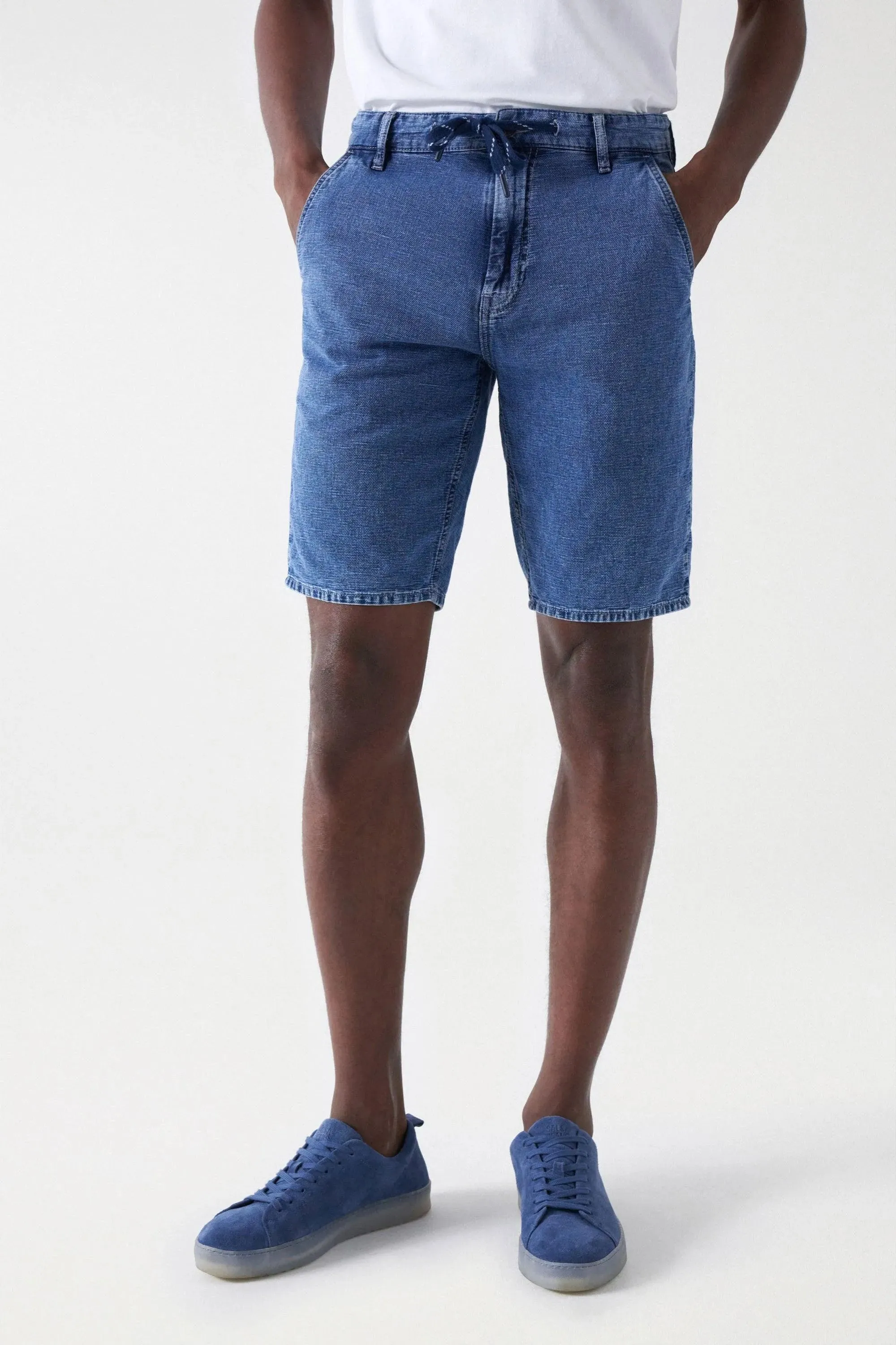 Pantalones Cortos Salsa Jeans Mezcla Lino