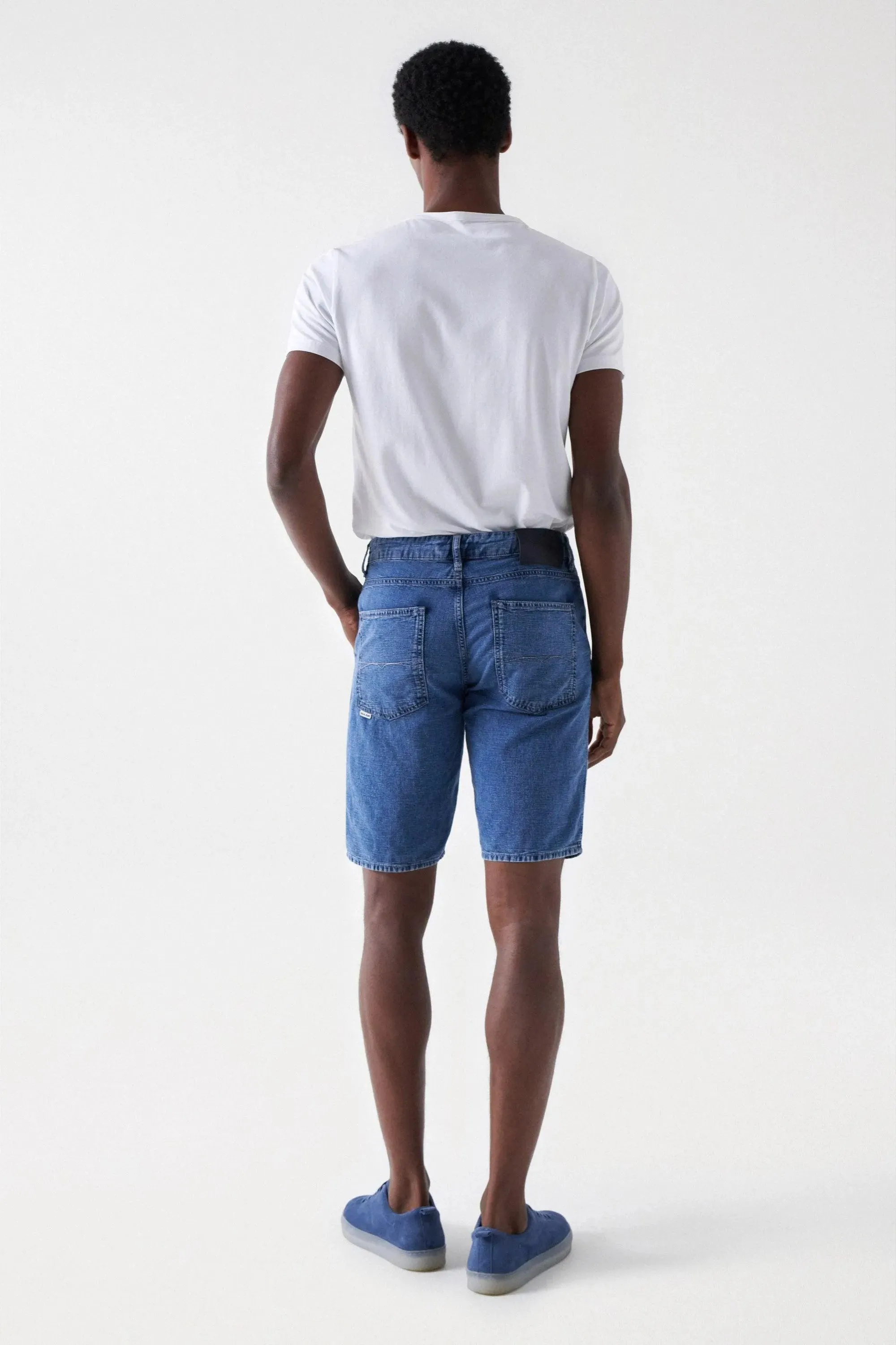Pantalones Cortos Salsa Jeans Mezcla Lino