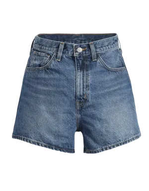 Pantalones Levi's® Cortos Mom De Los 80 Medium Indigo Worn In Azul