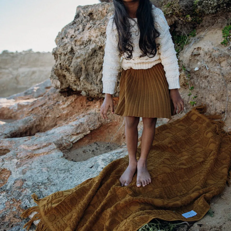 Pleat Skirt - Moss