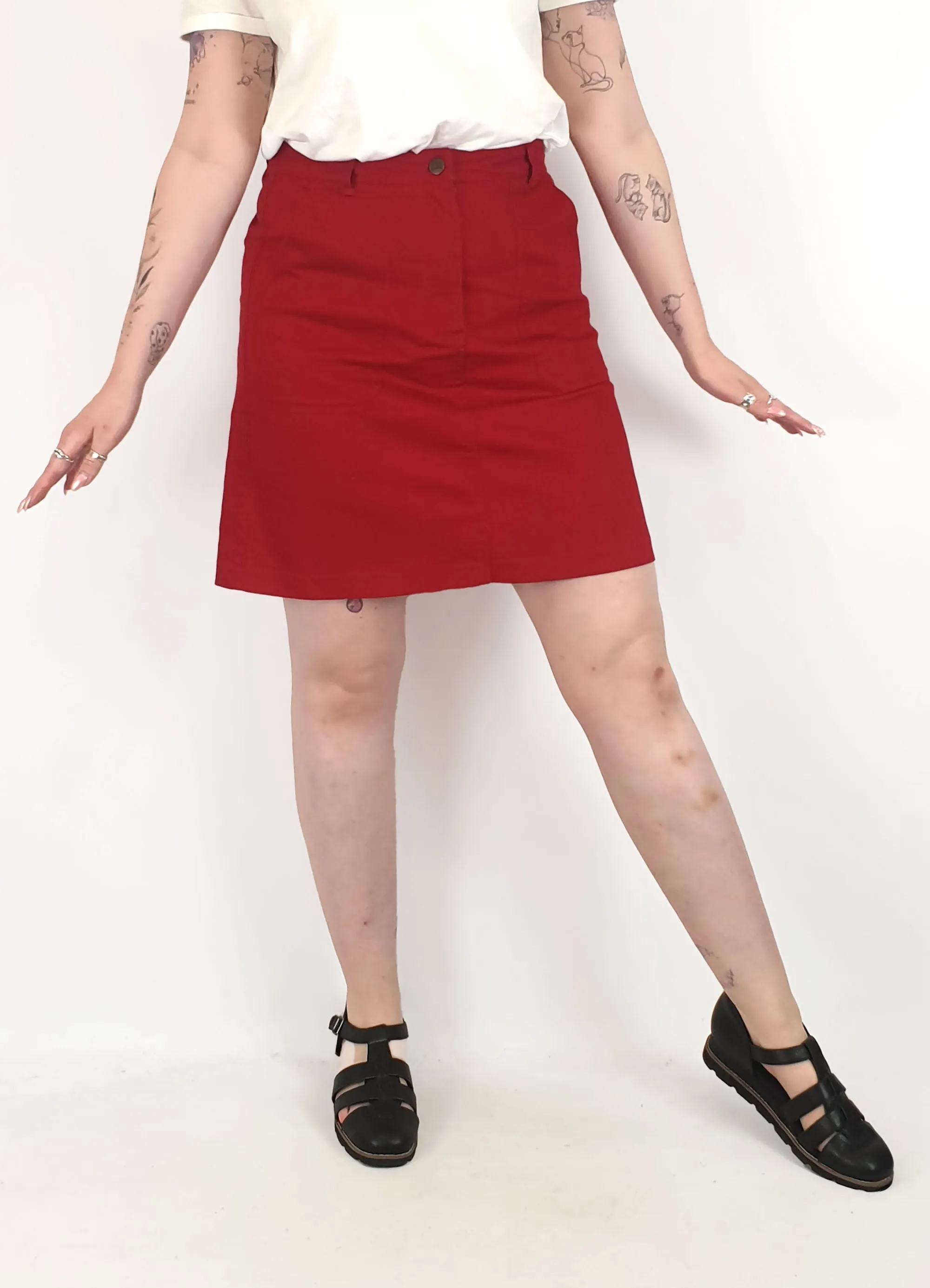 Princess Highway red skirt size 12