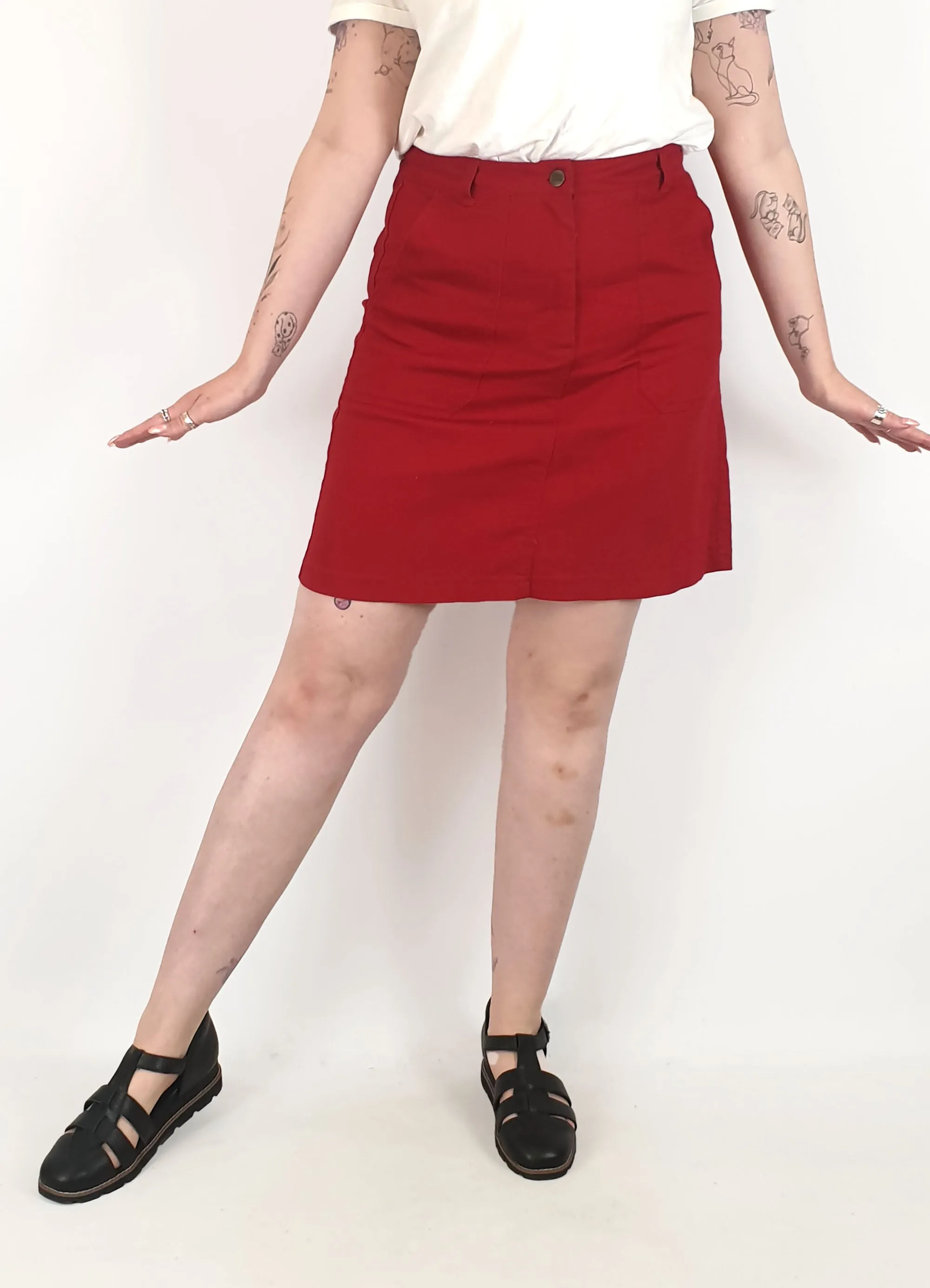 Princess Highway red skirt size 12