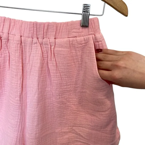 Princess Polly Mateo Shorts In Pink Size 6