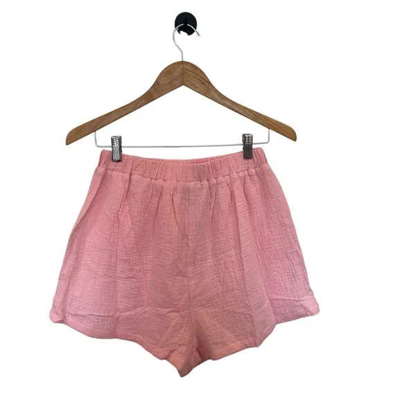Princess Polly Mateo Shorts In Pink Size 6