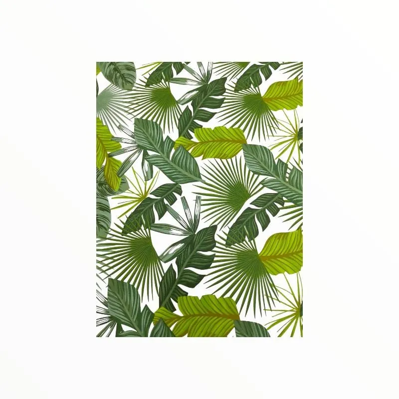 Printed Mini Matt Design 26 Tropical Leaves Collection 140 cm