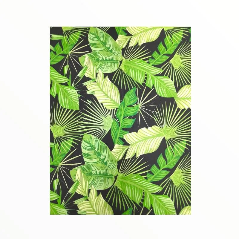 Printed Mini Matt Design 26 Tropical Leaves Collection 140 cm