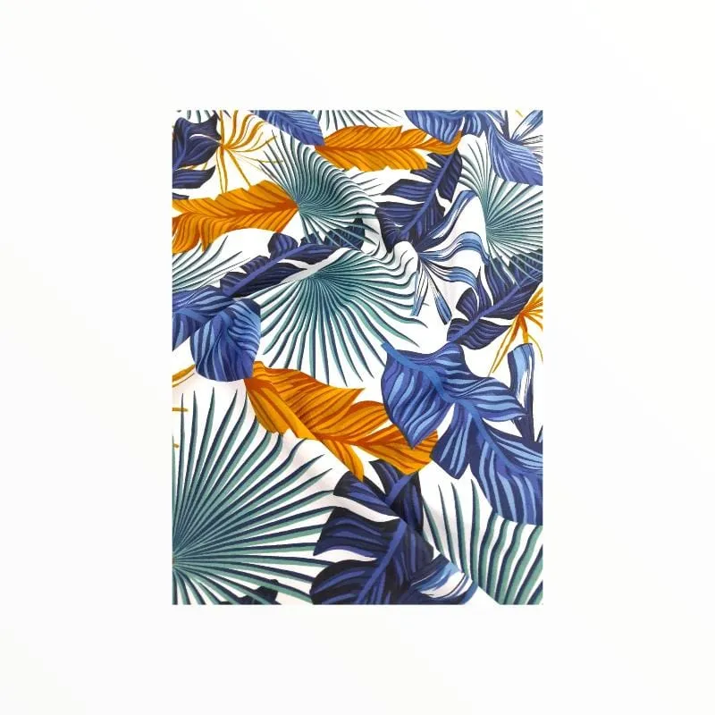 Printed Mini Matt Design 26 Tropical Leaves Collection 140 cm