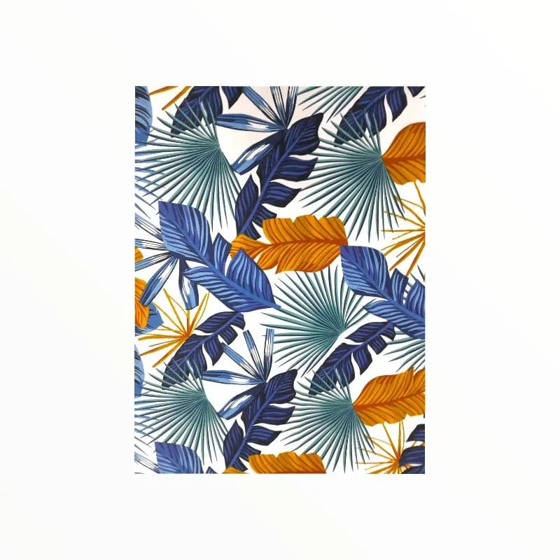 Printed Mini Matt Design 26 Tropical Leaves Collection 140 cm