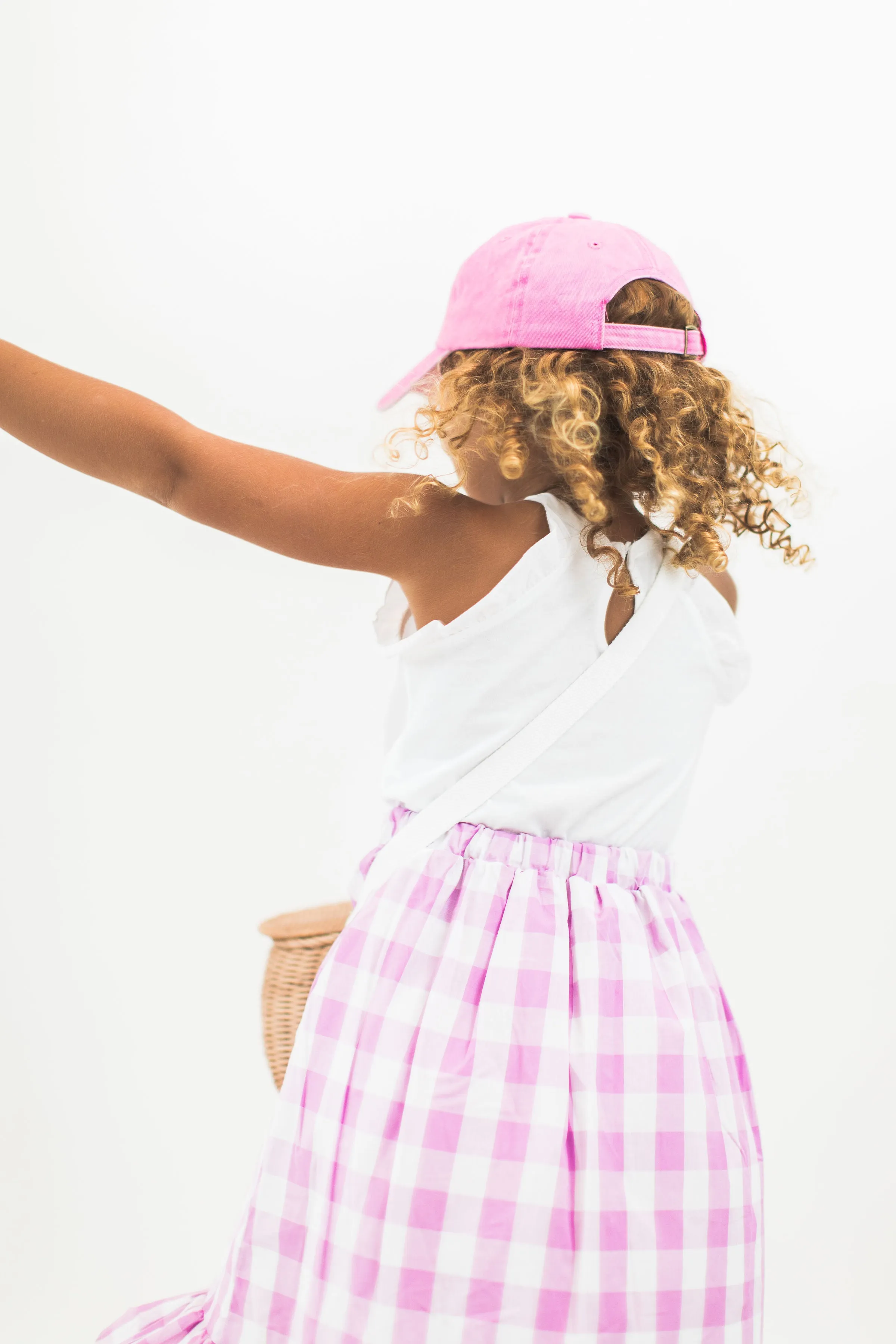 Purple Gingham Skirt