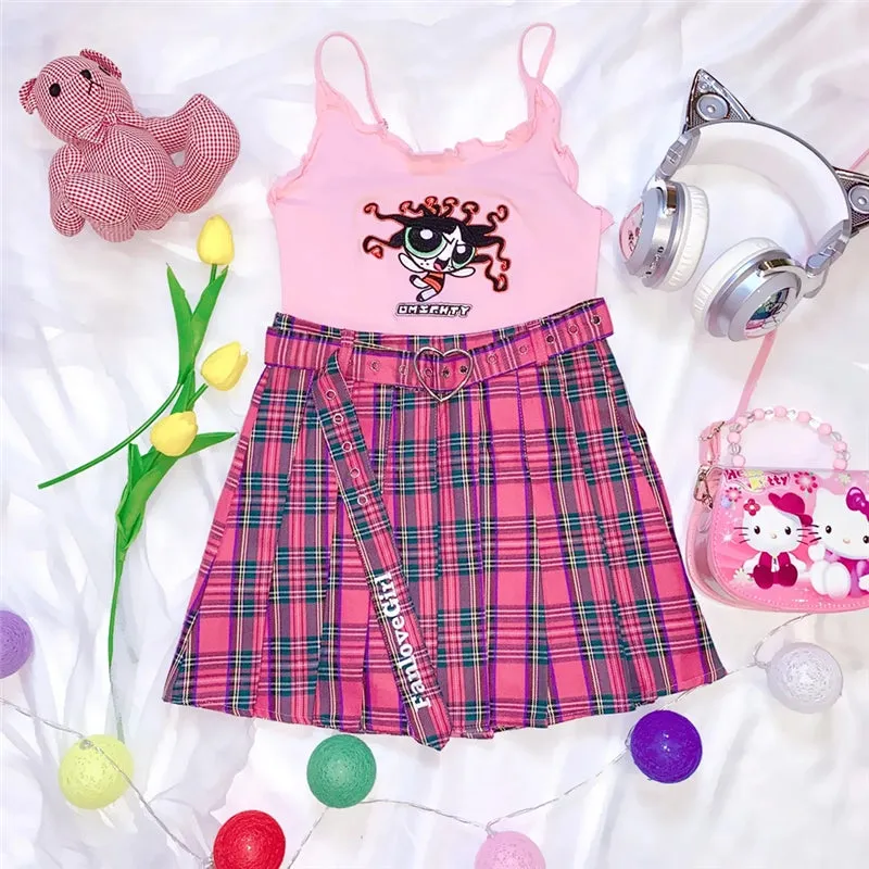 "FAN LOVE GIRL" SKIRT N022302