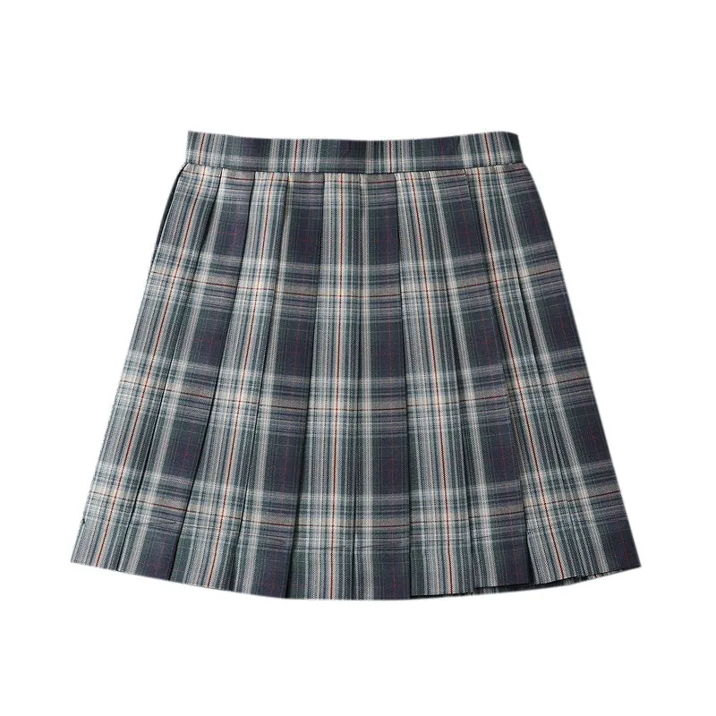 "JK BROWN GREEN CHECK" TIE/SKIRT UB2367
