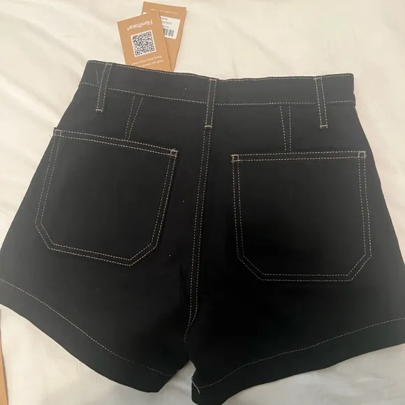 Reformation Alyssa high rise Jean shorts