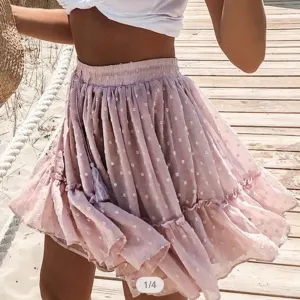 Regatta Blush Tassel mini skirt