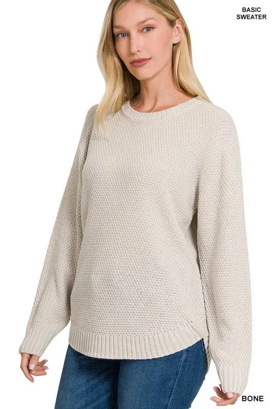 Round Neck Sweater