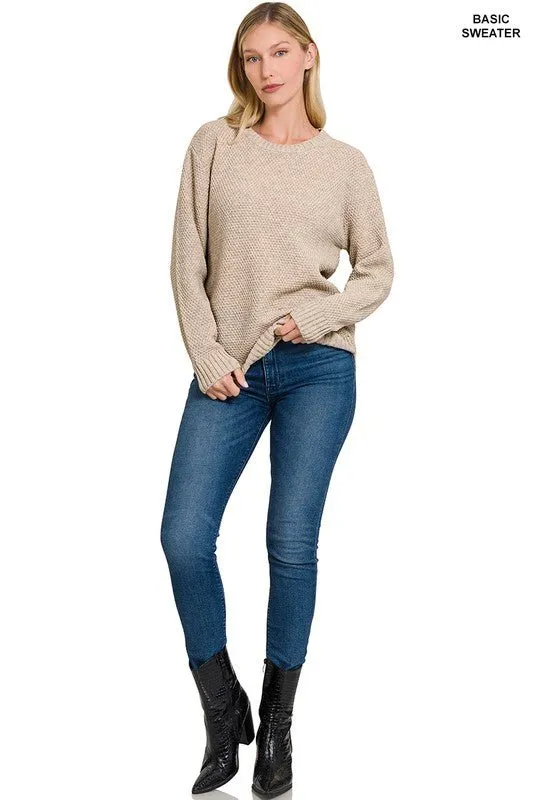 Round Neck Sweater