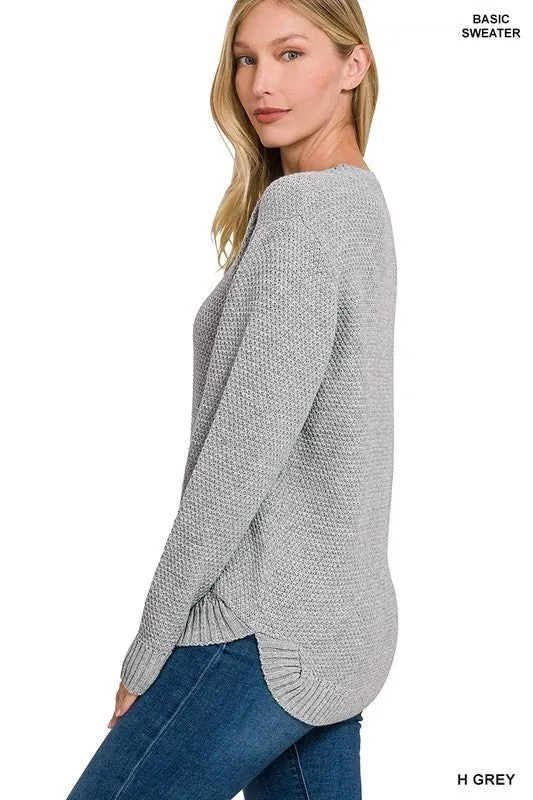 Round Neck Sweater