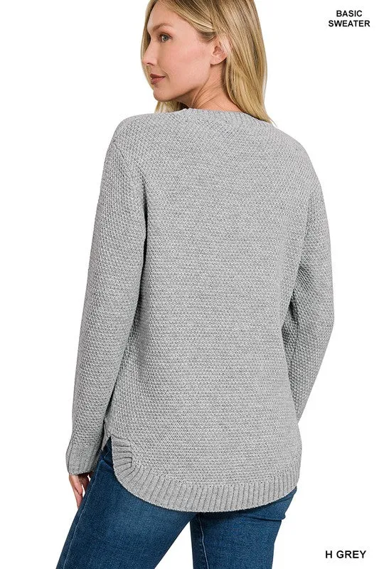 Round Neck Sweater