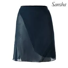 Sansha  Avril Medium Length Chiffon Wrap Skirt