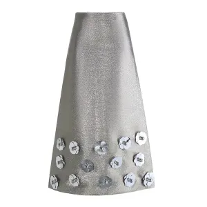 Sequin Beaded Spliced  High Waist Casual Loose High Waist Fashion Skirts