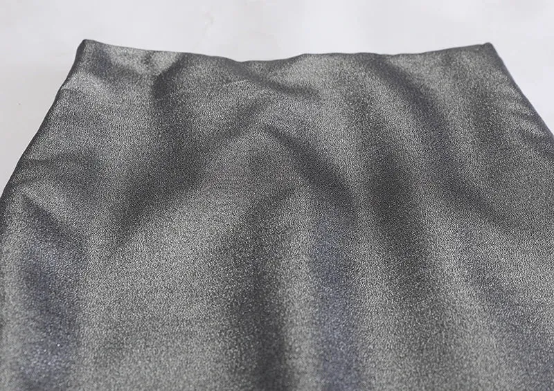 Sequin Beaded Spliced  High Waist Casual Loose High Waist Fashion Skirts