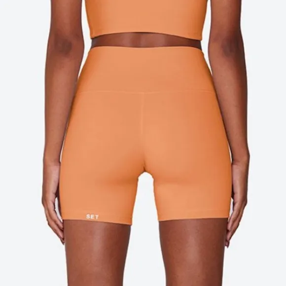 SET ACTIVE SPORTBODY™ BIKE SHORTS - LIGHT ORANGE