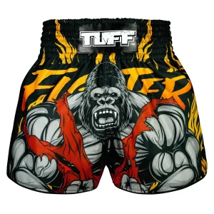 Shorts de Muay Thai Tuff High Cut Retro "The Gigantic Beast"