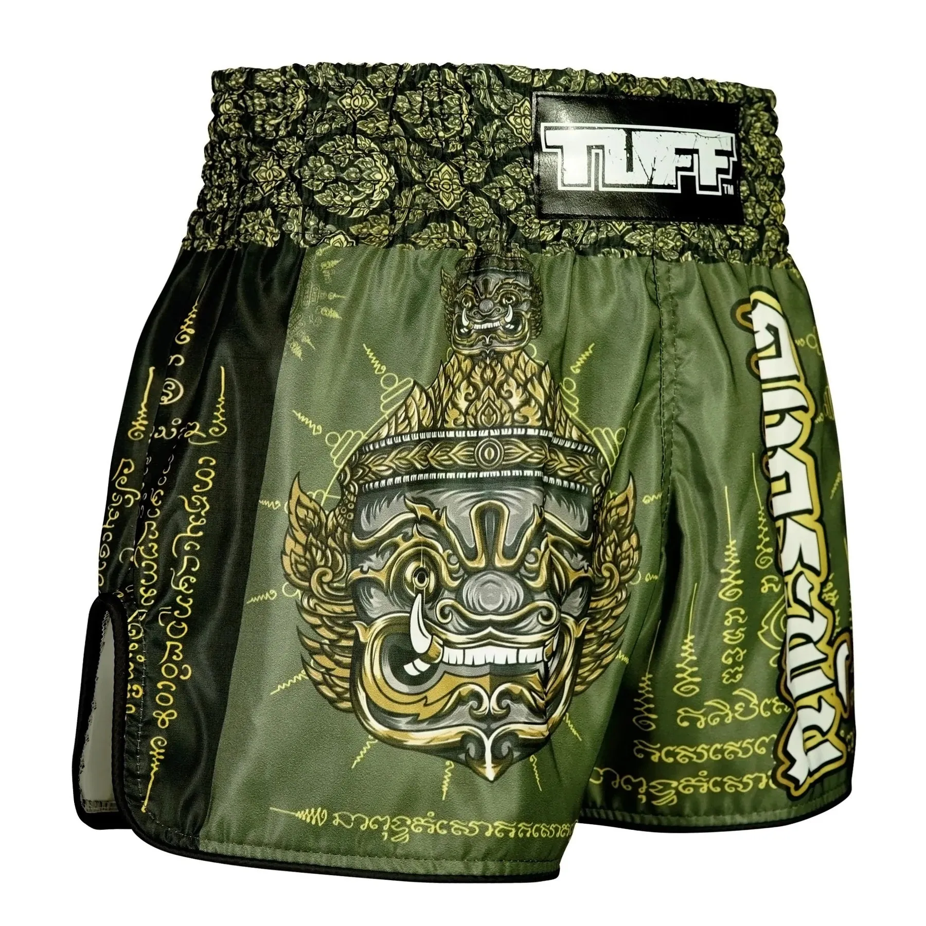 Shorts de Muay Thai Tuff High Cut Retro "The Inmortal Yaksa"