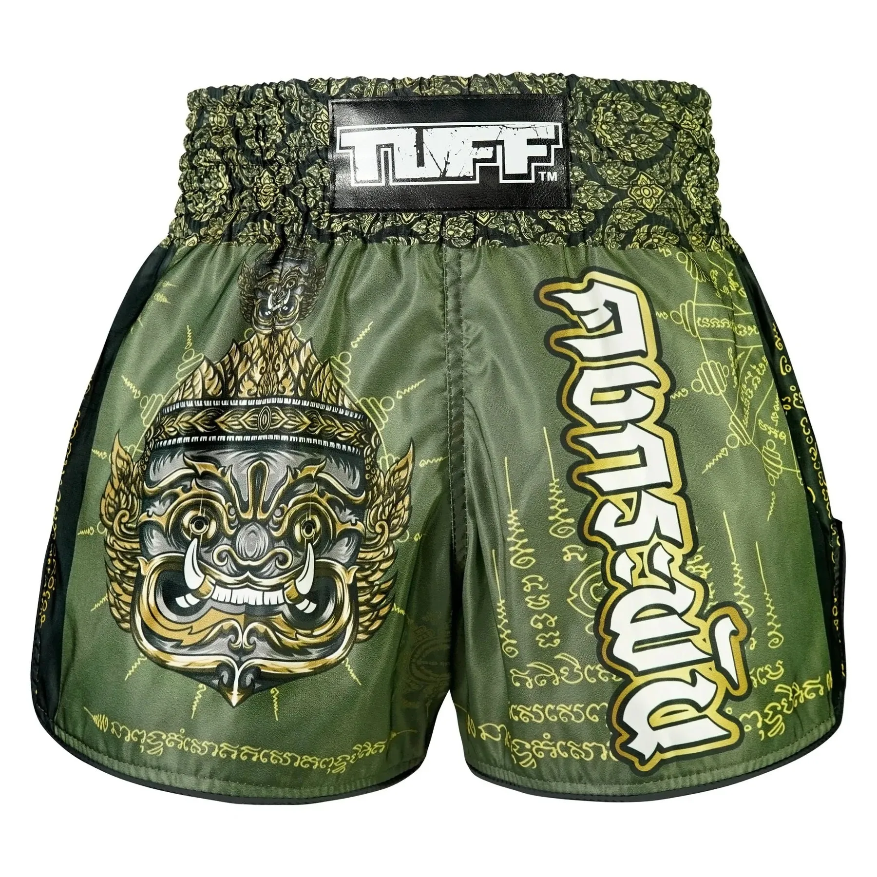 Shorts de Muay Thai Tuff High Cut Retro "The Inmortal Yaksa"
