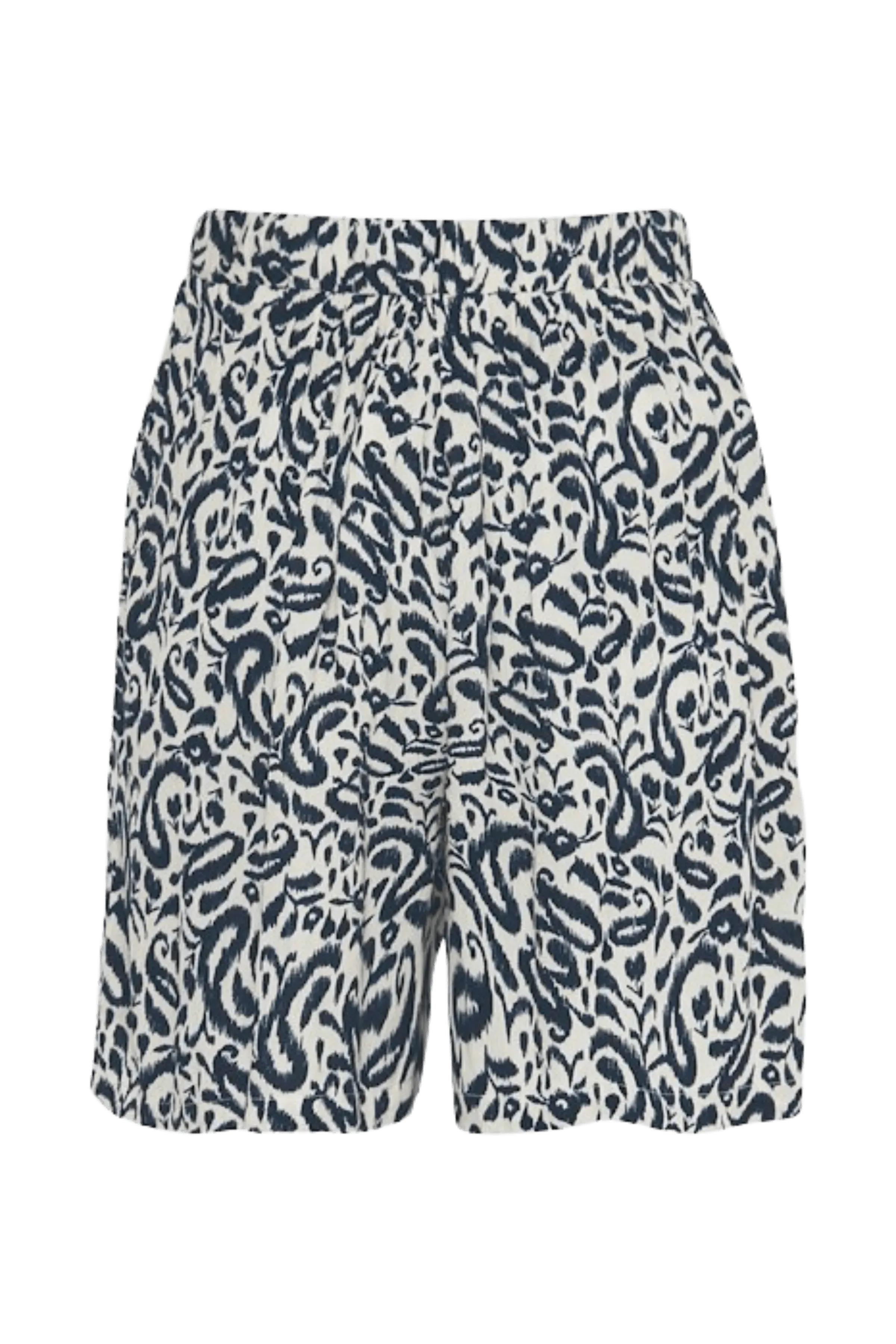 Shorts ICHI Marrakech Aop Total Eclipse Paisley