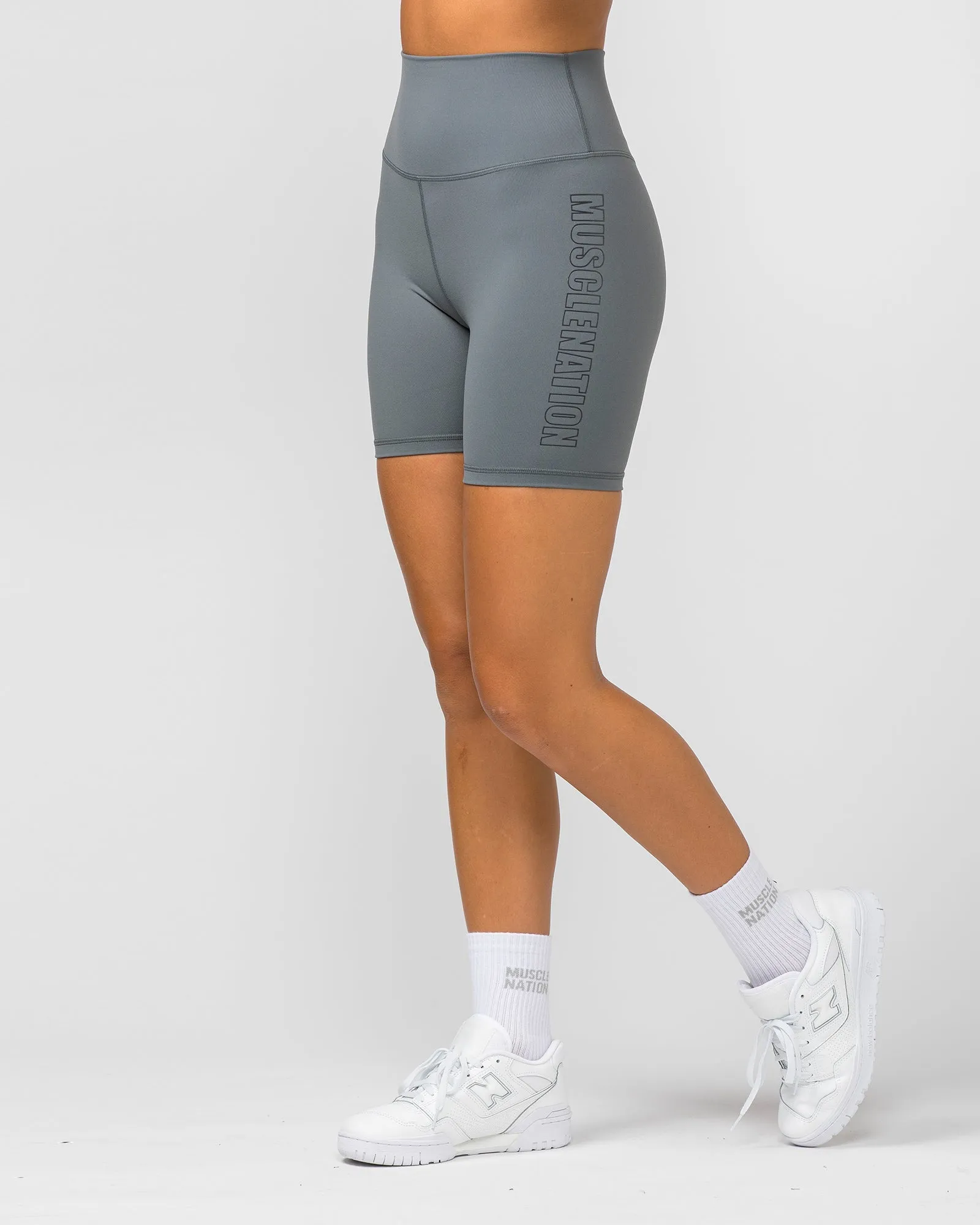 Signature Super High Bike Shorts - Tornado