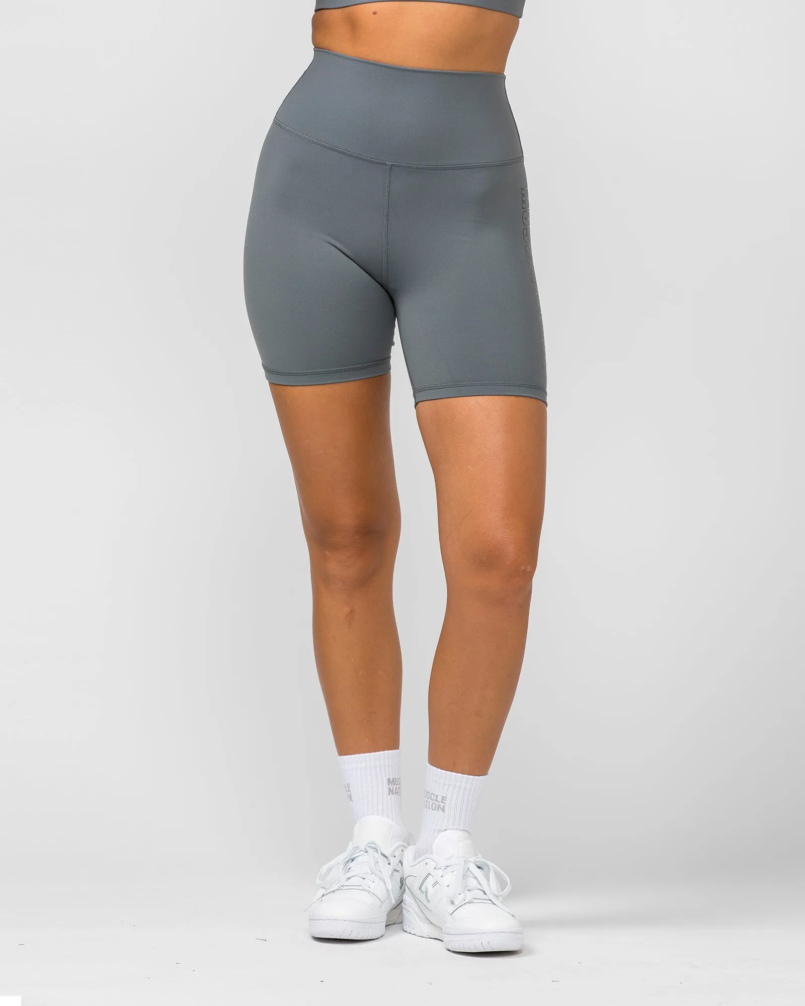 Signature Super High Bike Shorts - Tornado