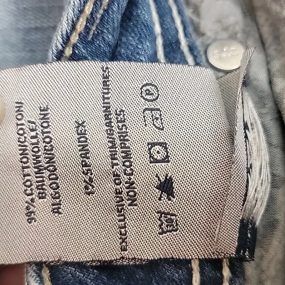 Silver Jean Company Suiki Bermuda Light Denim Jean Short Womens Plus Size 22
