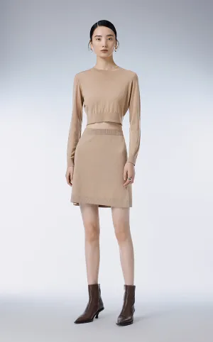 Skirt / JNBY Basulan Wool Mini Skirt