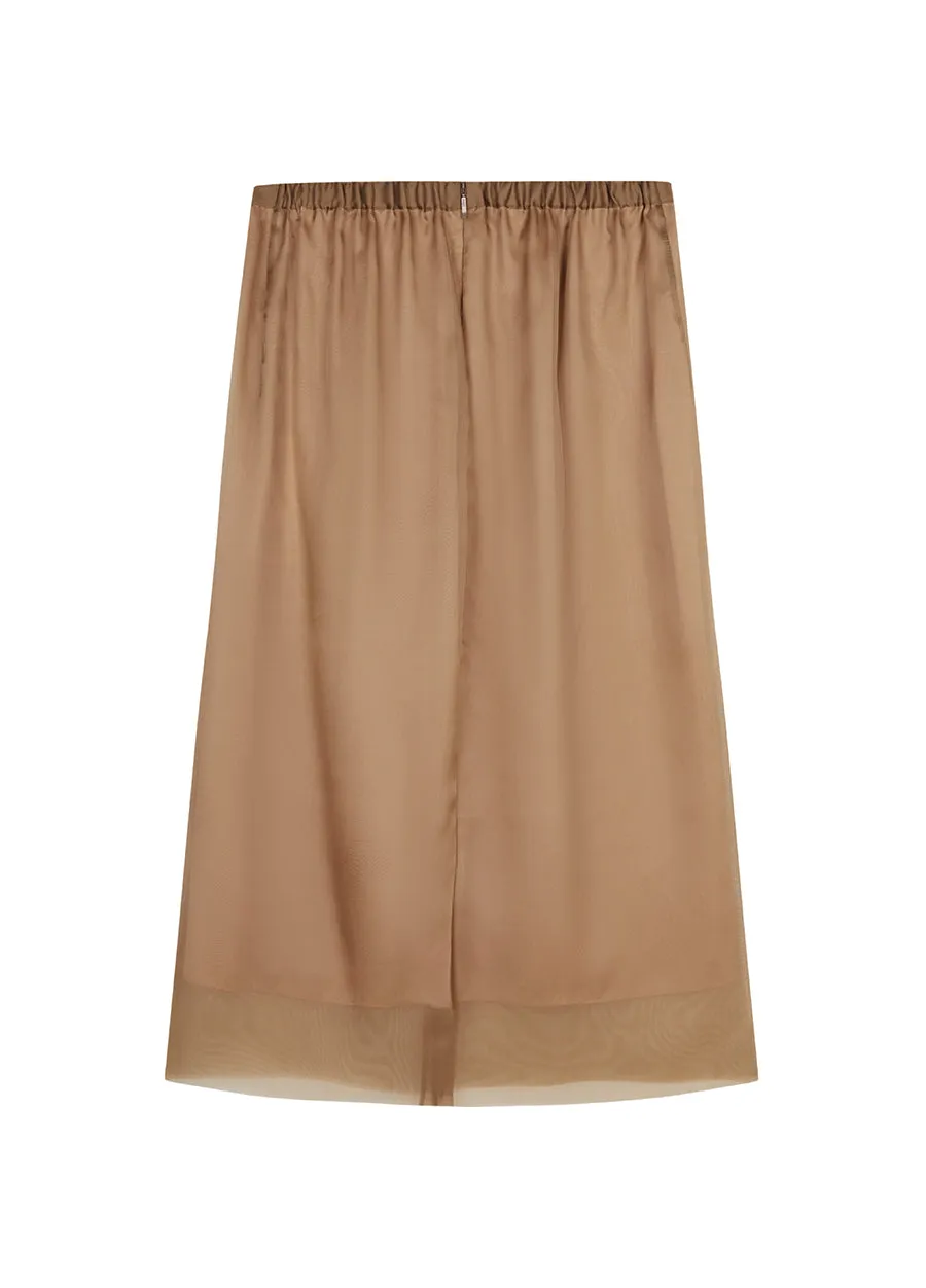 Skirt/JNBY H-line Organza Knee-length Skirt