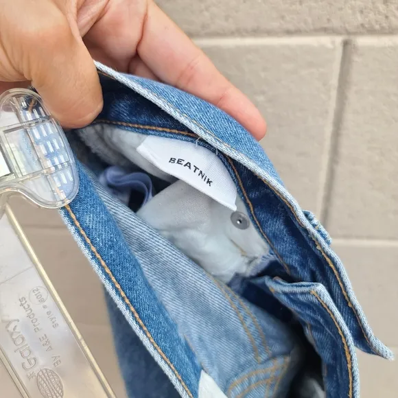 SLVRLAKE | Beatnik Denim Shorts in Pacific NEW Size 24