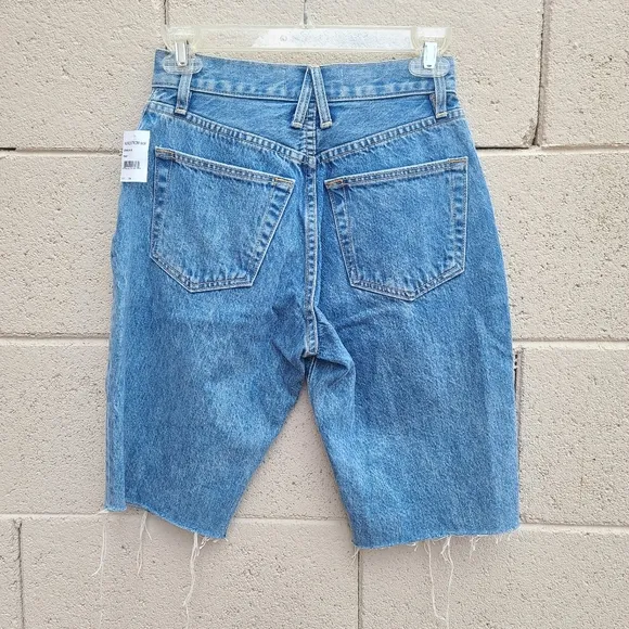 SLVRLAKE | Beatnik Denim Shorts in Pacific NEW Size 24
