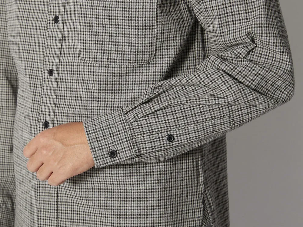 Snow Peak - Niigata Made Check Shirt - Grey