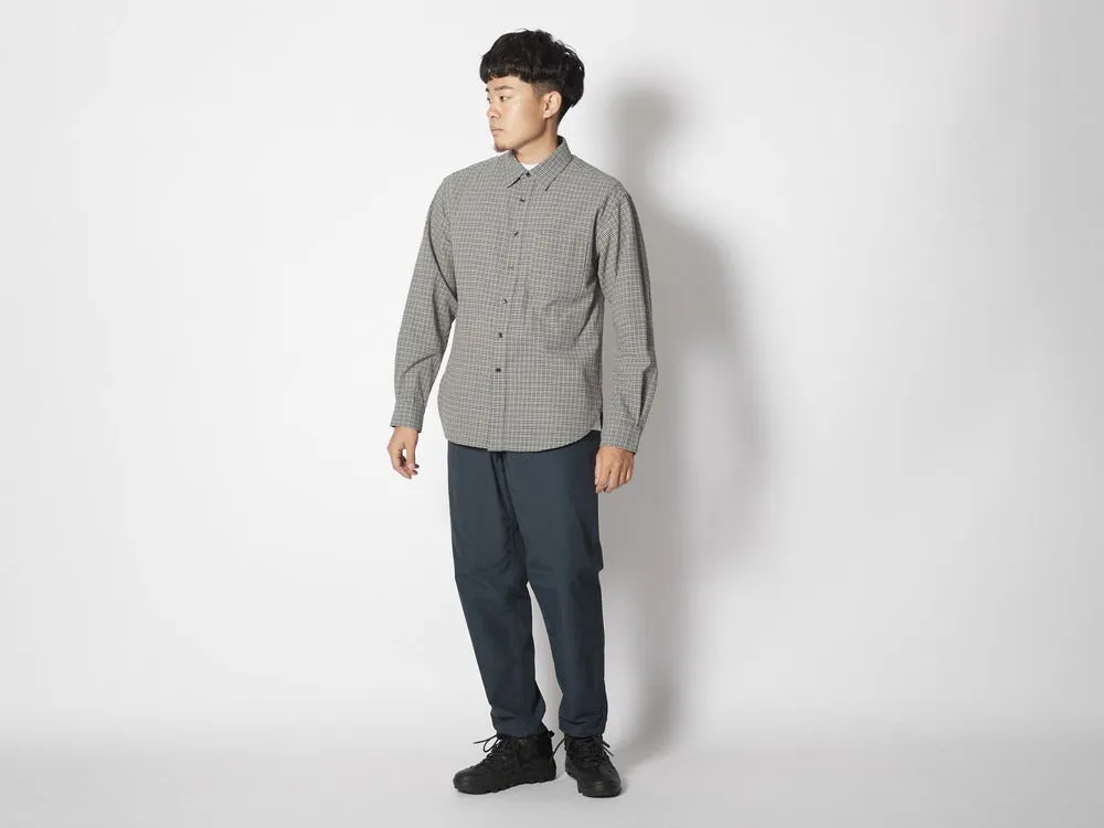 Snow Peak - Niigata Made Check Shirt - Grey