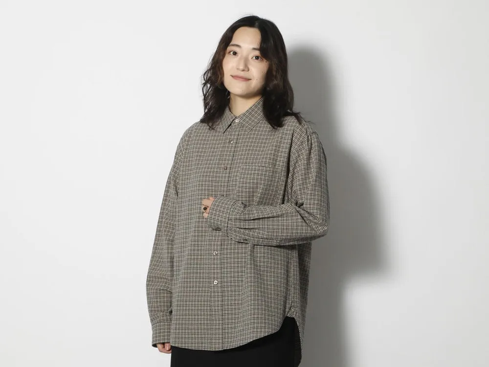 Snow Peak - Niigata Made Check Shirt - Grey