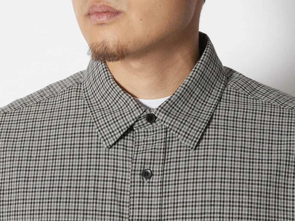 Snow Peak - Niigata Made Check Shirt - Grey