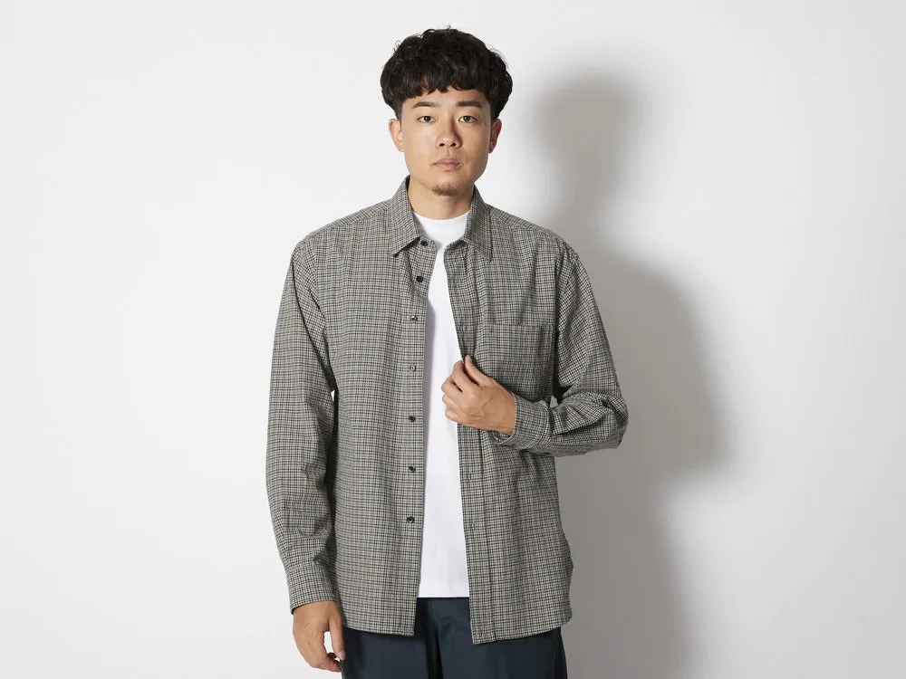 Snow Peak - Niigata Made Check Shirt - Grey