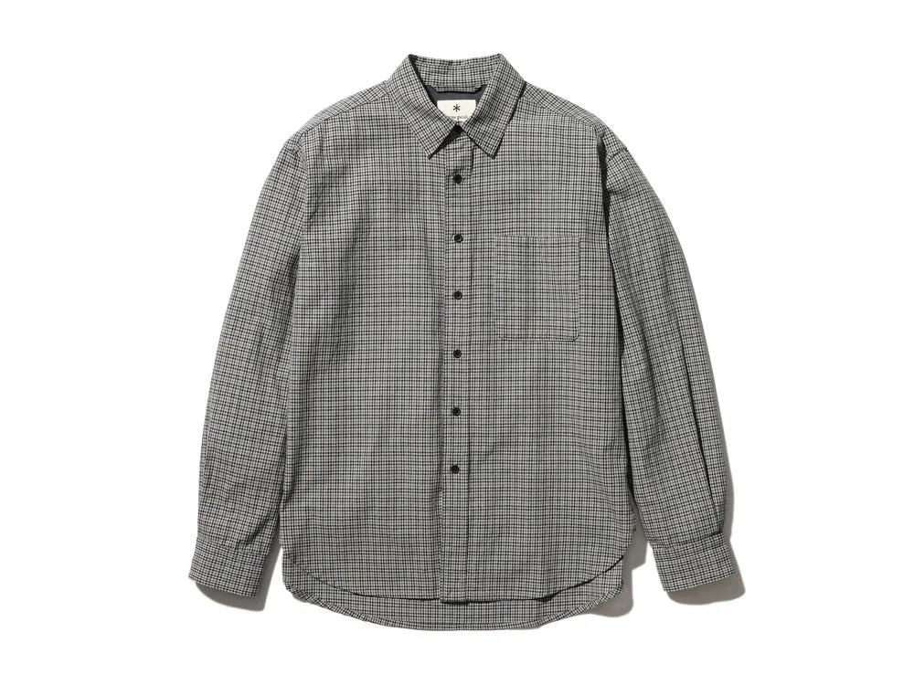 Snow Peak - Niigata Made Check Shirt - Grey