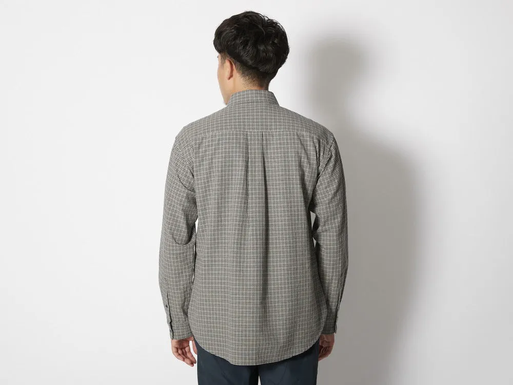 Snow Peak - Niigata Made Check Shirt - Grey