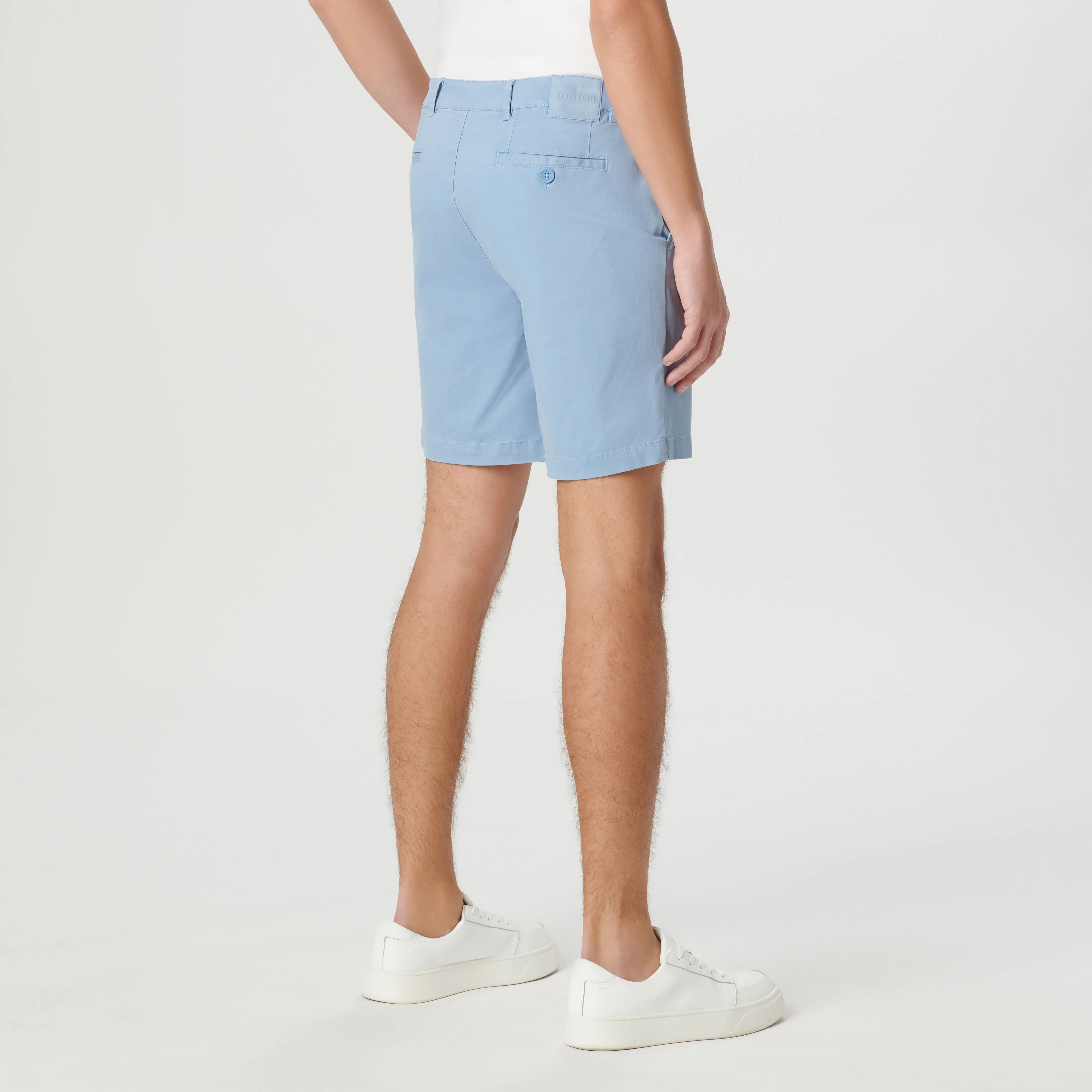 Solid Bermuda Shorts