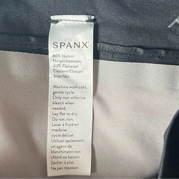 SPANX OnCore High-Waisted Mid Thigh Short Sculpt Shaper black NWT medium