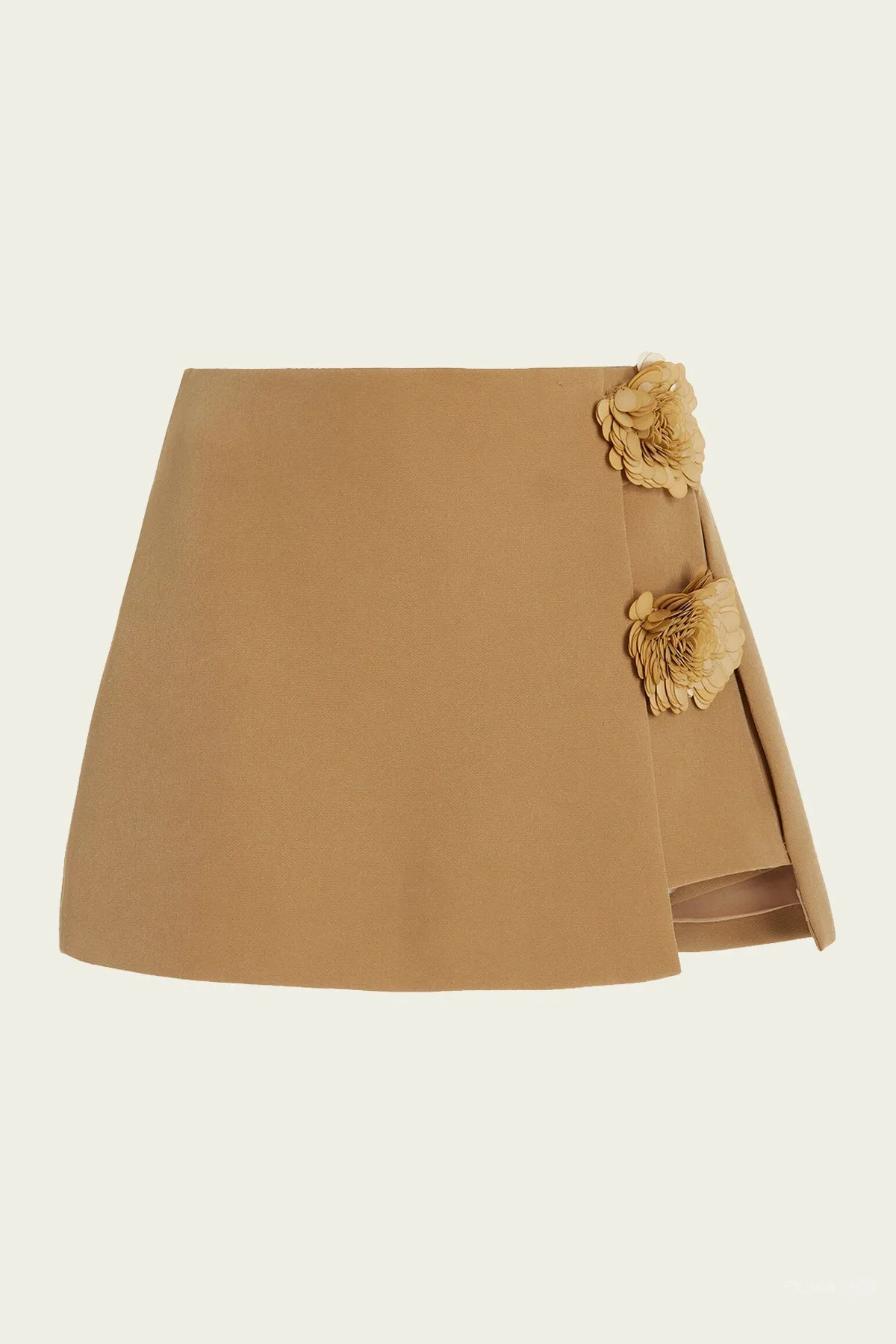 Susie Mini Skirt in Sand