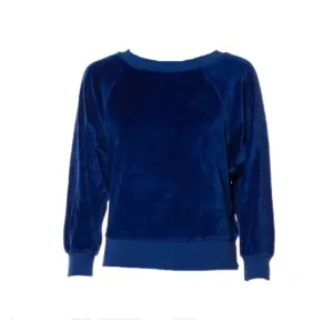 SUZIE KONDI Women's Classic Blue Raglan Top #1021 XS NWT
