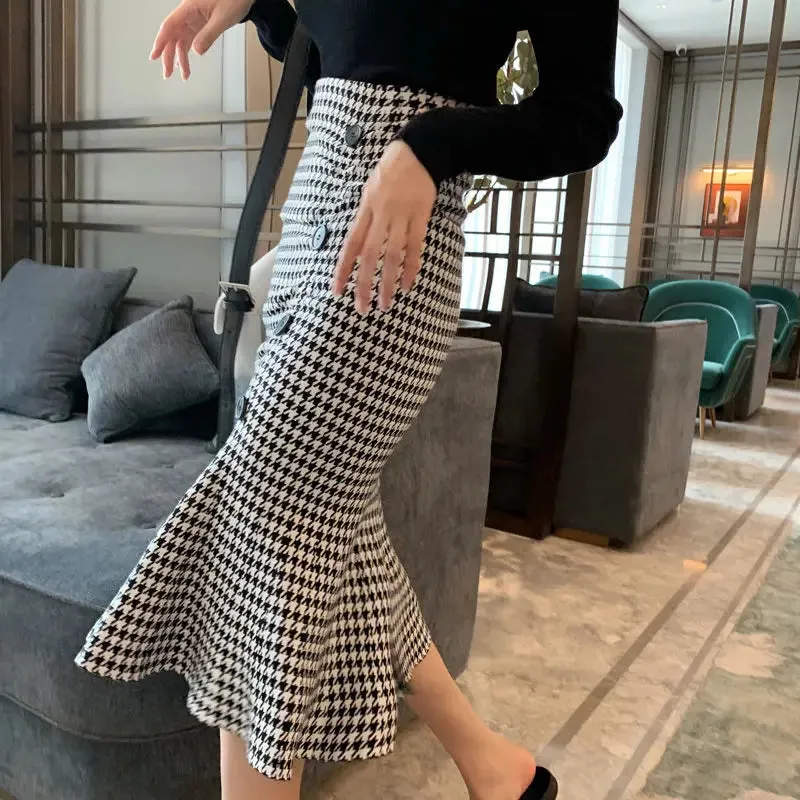 Sweet Trumpet Mid Calf Mermaid Skirts