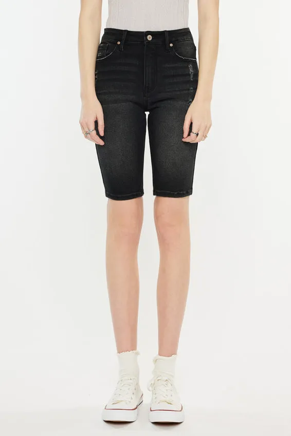 Syeda High Rise Bermuda Shorts