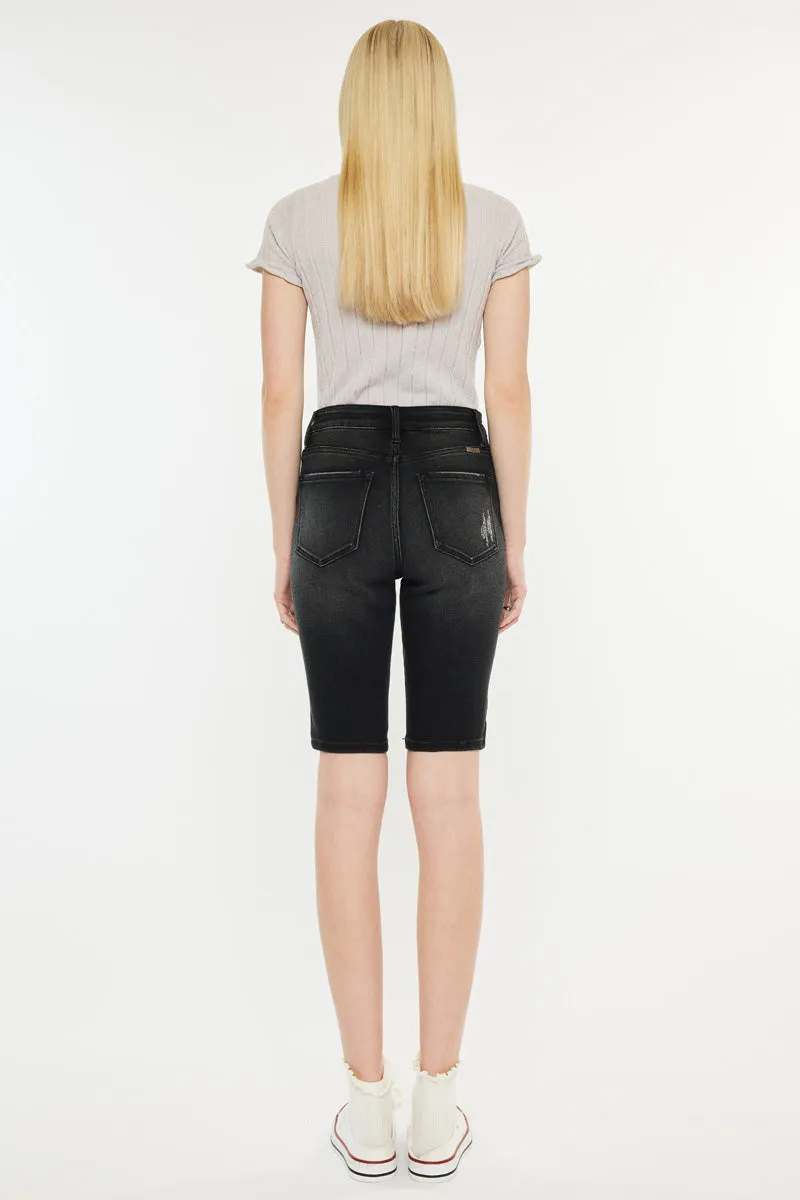 Syeda High Rise Bermuda Shorts